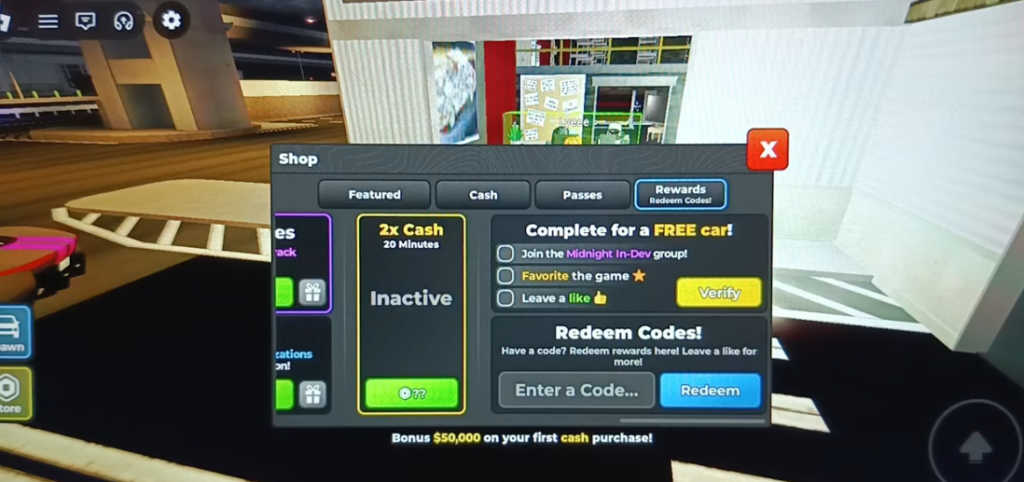 how to redeem midnight chasers codes 
