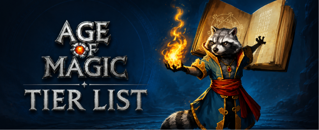 Age of Magic tier list banner