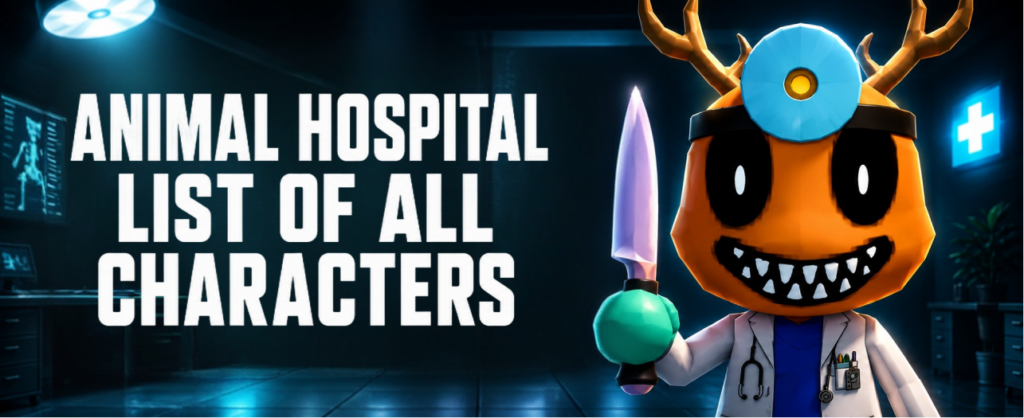 Animal Hospital Character List banner