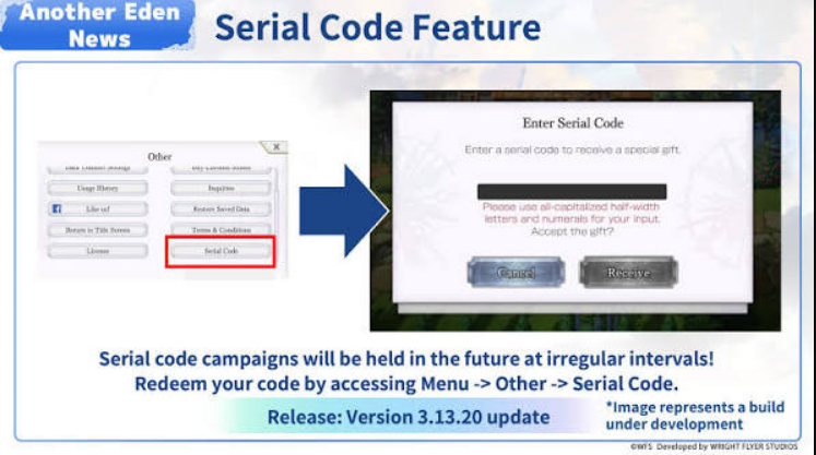 Another Eden codes
