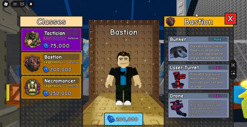 Survive Zombie Arena Bastion class
