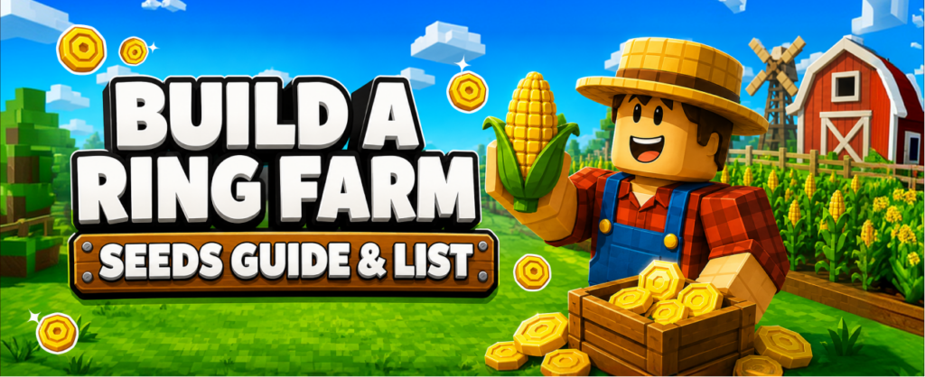 Build a Ring Farm Seeds List banner