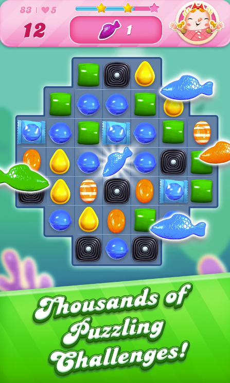 Candy Crush Saga levels