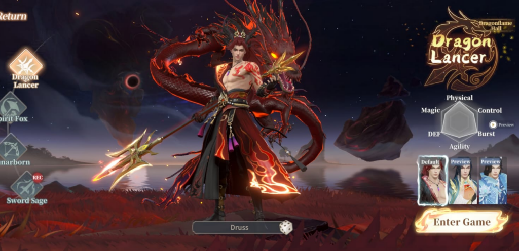 Eternal Sword Pact Dragon Lancer class