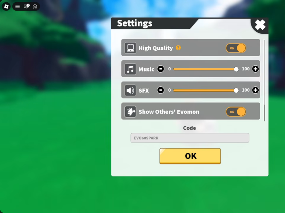 Evomon codes