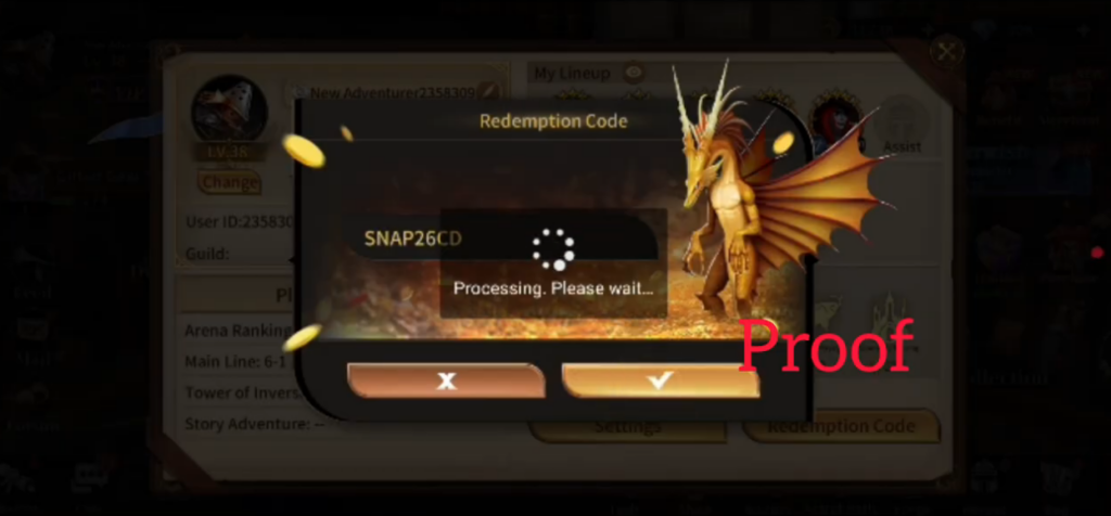 Legends Reborn: Last Battle codes