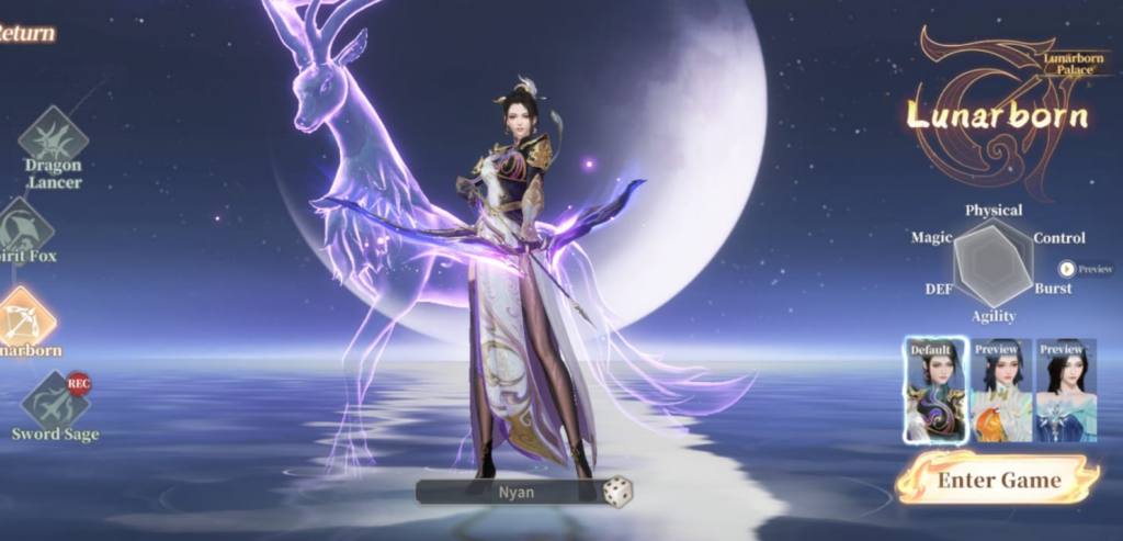 Eternal Sword Pact Lunarborn class