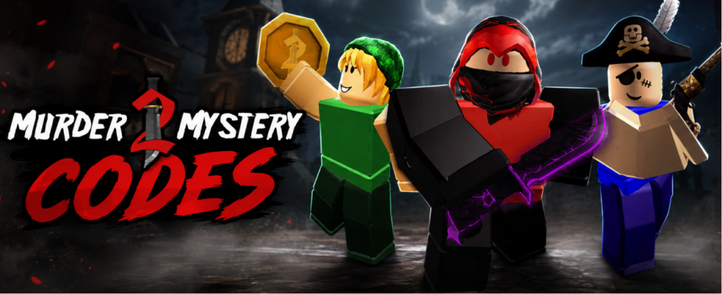 Murder Mystery 2 codes banner