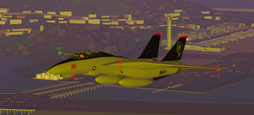 Pilot Training Flight Simulator F-14 Tomcat