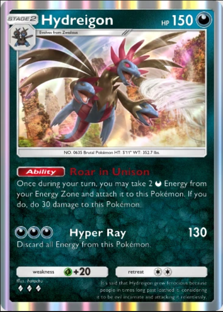 Pokemon TCG Pocket Hydreigon card