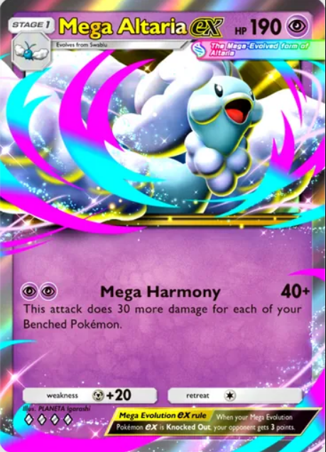 Pokemon TCG Pocket Mega Altaria EX card