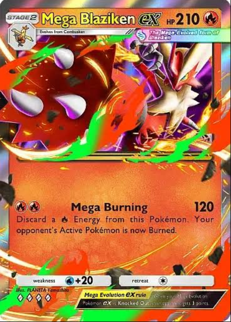 Mega Blaziken EX Pokemon TCG Pocket