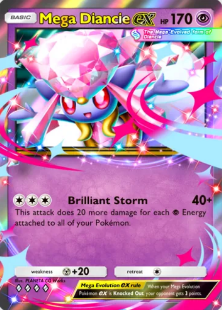 Mega Diancie EX Pokemon TCG Pocket