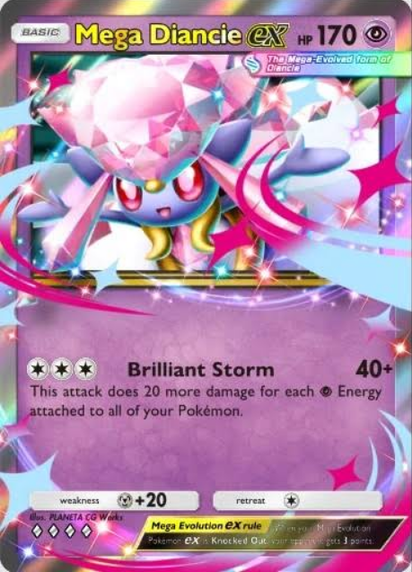 Pokemon TCG Pocket Mega Diancie EX card