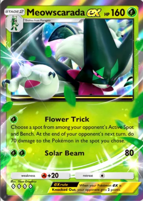 Meowscarada EX Pokemon TCG Pocket