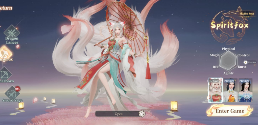 Eternal Sword Pact Spiritfox class