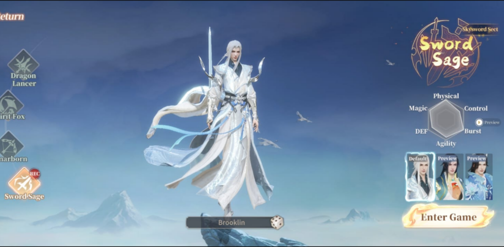 Eternal Sword Pact Sword Sage class