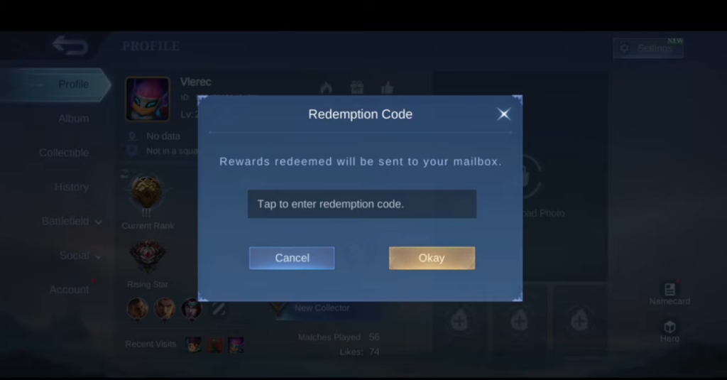 How to Redeem Mobile Legends: Bang Bang Codes