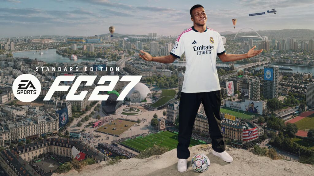 EA FC27 standard edition cover art mbappe