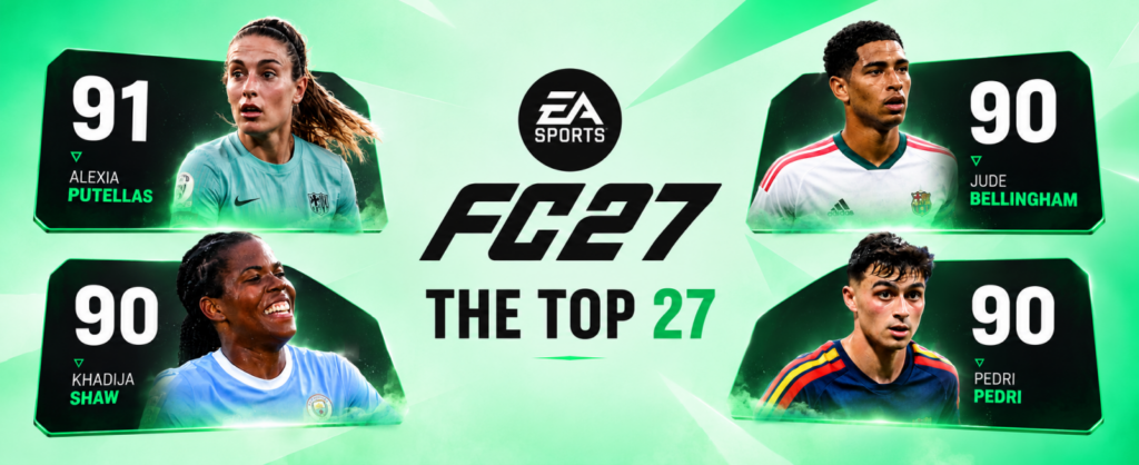 FC 27 player ratings top men women