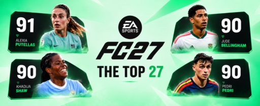 FC 27 player ratings top men women