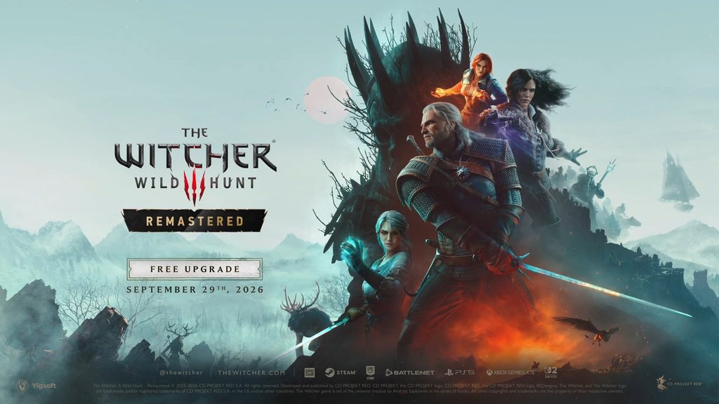 The Witcher 3 Remastered Release Date