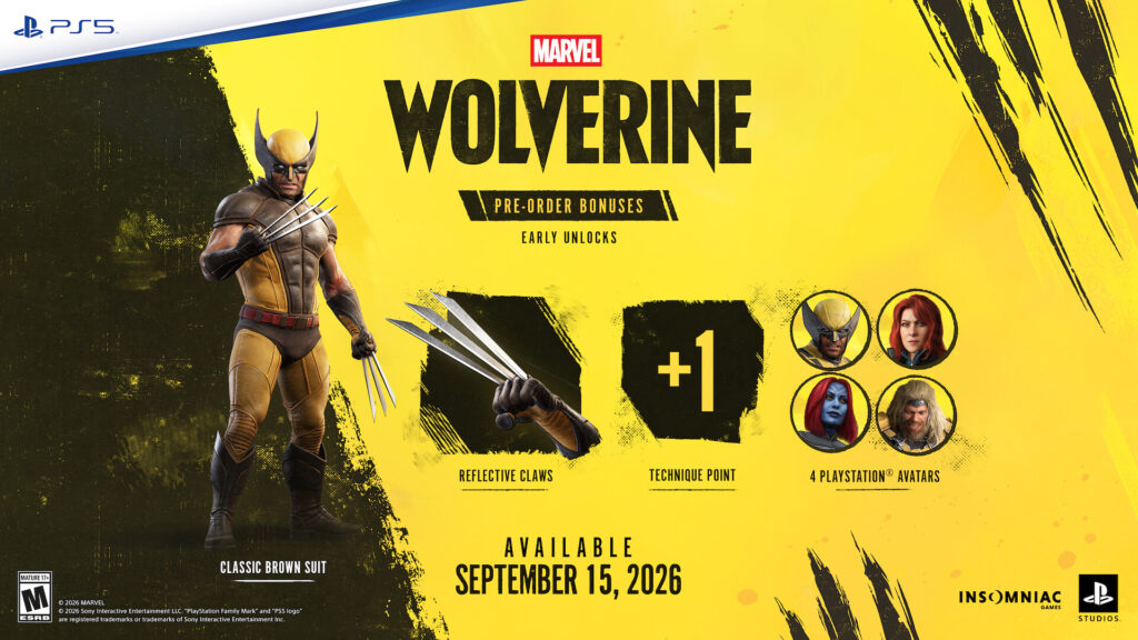 Marvel’s Wolverine – Pre-order Bonuses