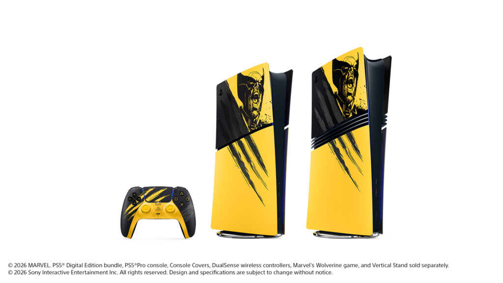 Marvel's Wolverine ps 5 console Battle Yellow edition