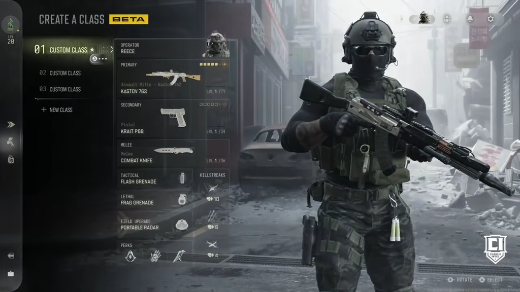 MW4 Create a Class