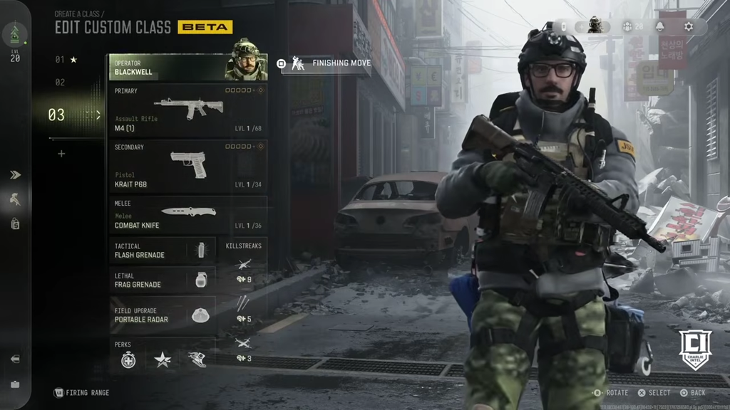 MW4 custom class