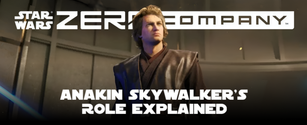 Star Wars Zero Company Anakin Skywalker banner