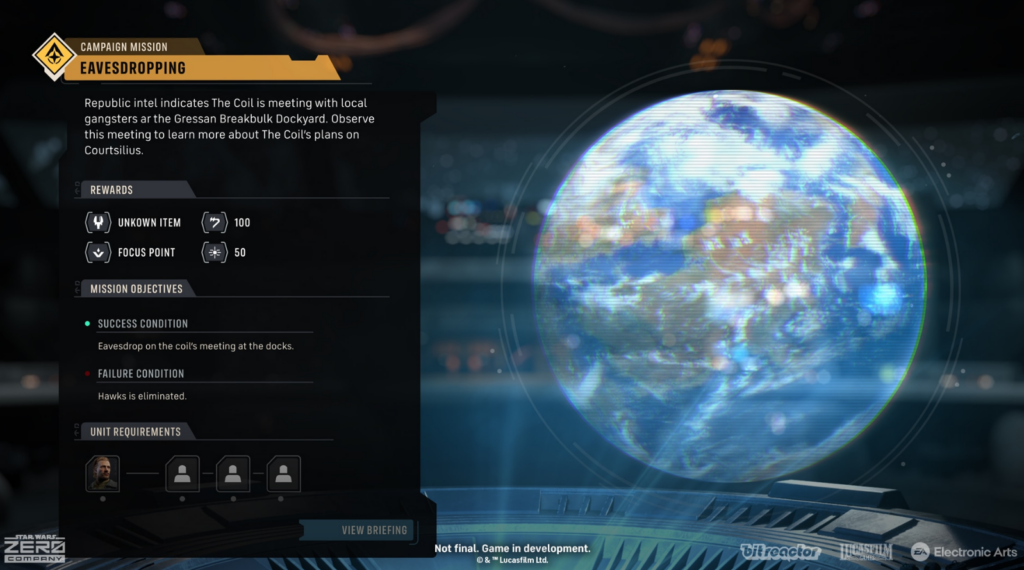 Star Wars Zero Company Planets