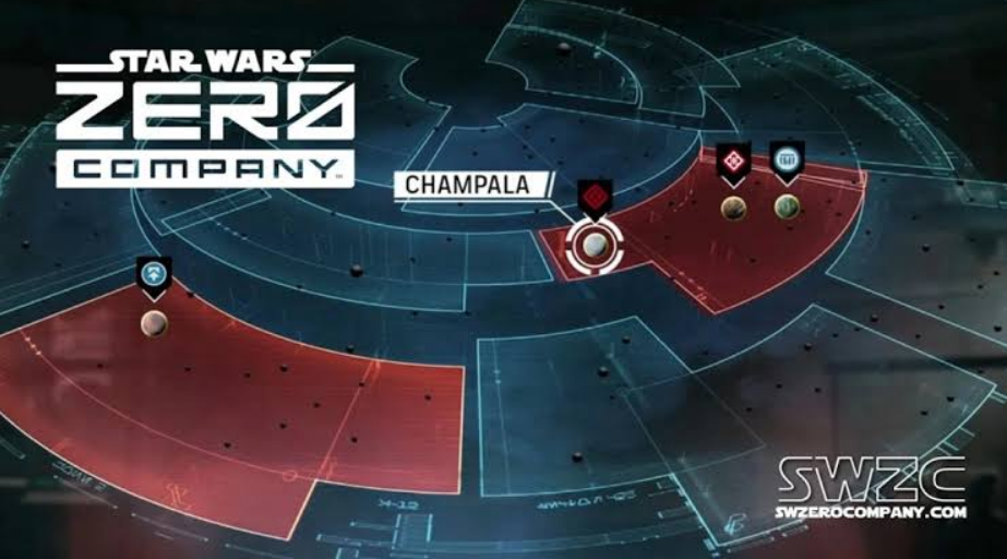 Star Wars Zero Company location coordinates