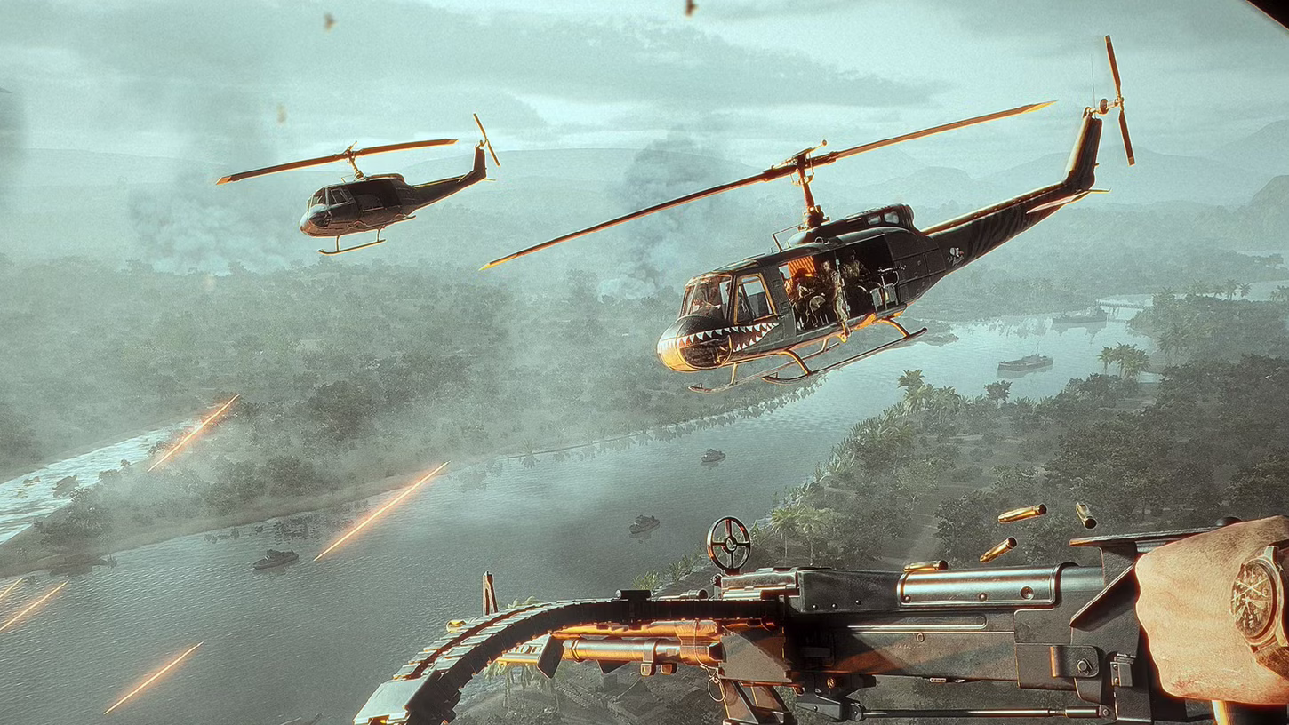 Hell Let Loose Vietnam helicopter