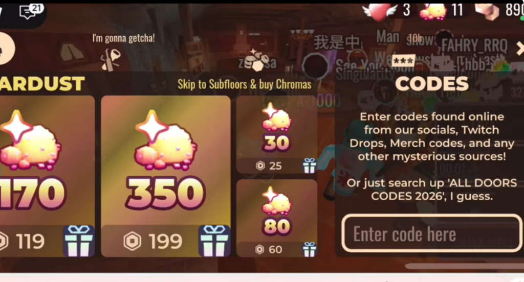how to redeem roblox doors codes