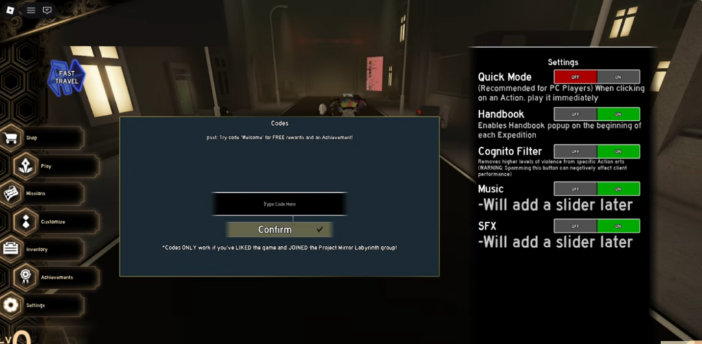 How to Redeem Project Mirror Labyrinth Codes