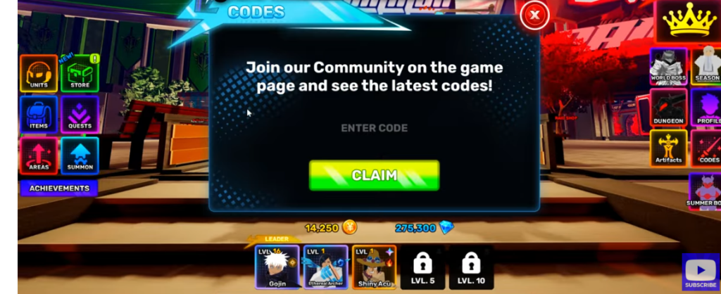 how to redeem anime story 2 codes