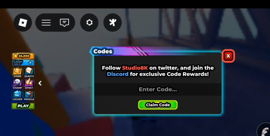 how to redeem parkour champion Codes
