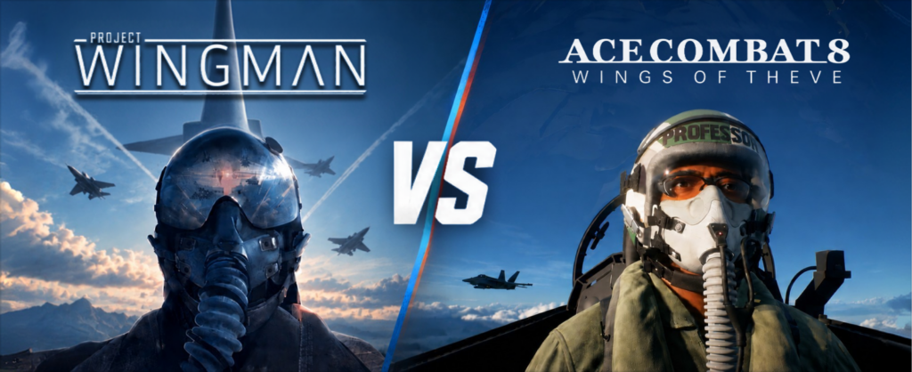Ace Combat 8 vs Project Wingman banner