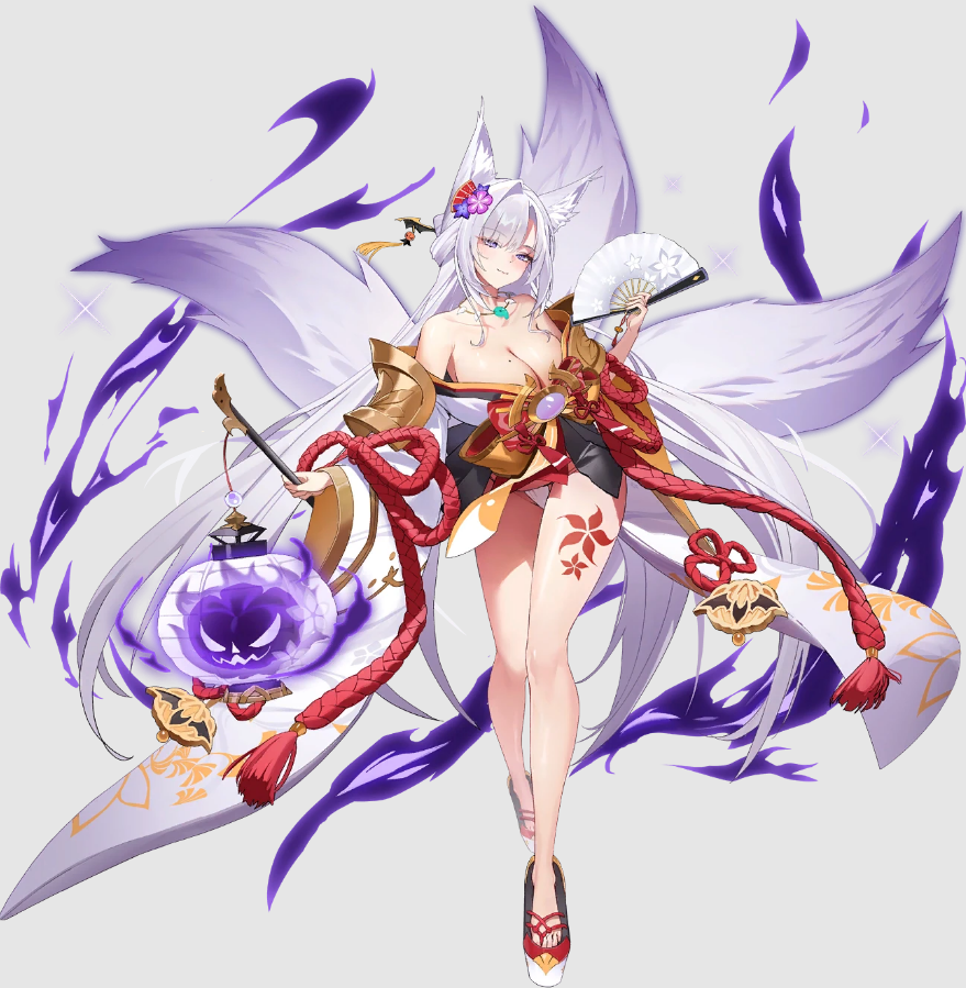 Kitsune of Eternity Tamama-Mo-Mae character in Outerplane