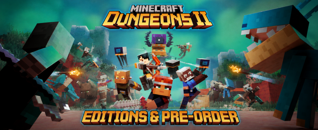 Minecraft Dungeons 2 Editions pre order