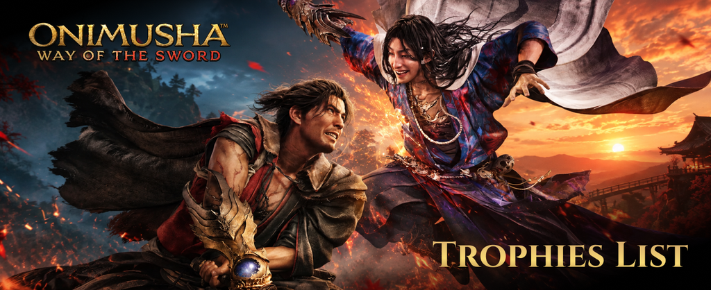 Onimusha: Way of the Sword Trophies list