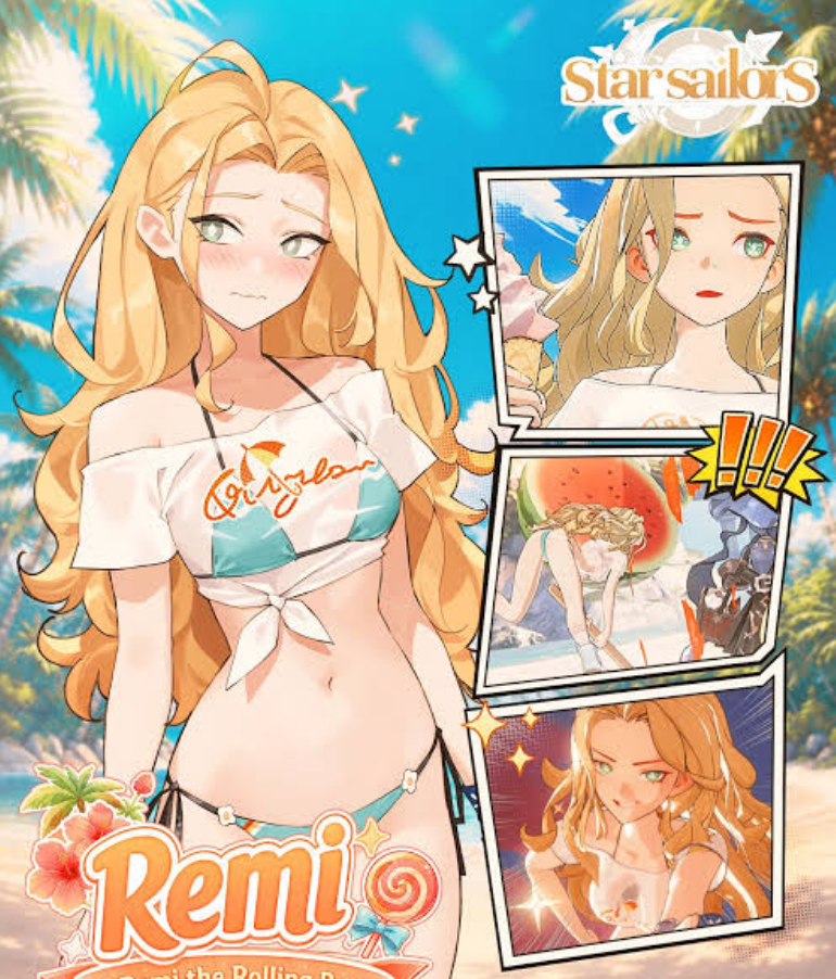 Remi the Rolling Pop assist partner in Star Sailors