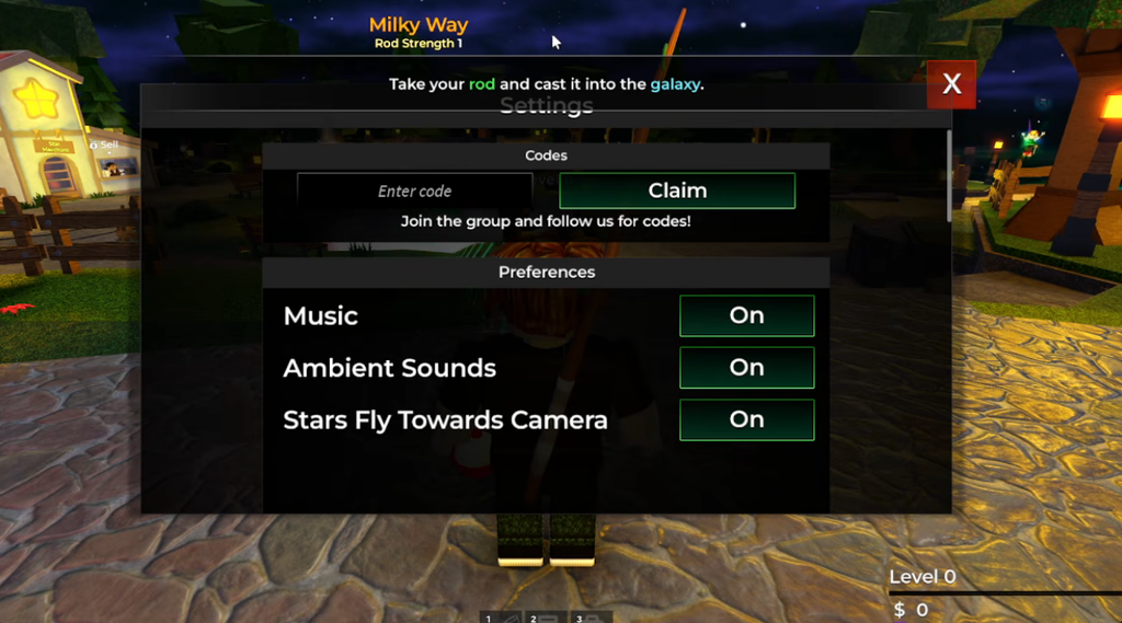 Star Fishing codes