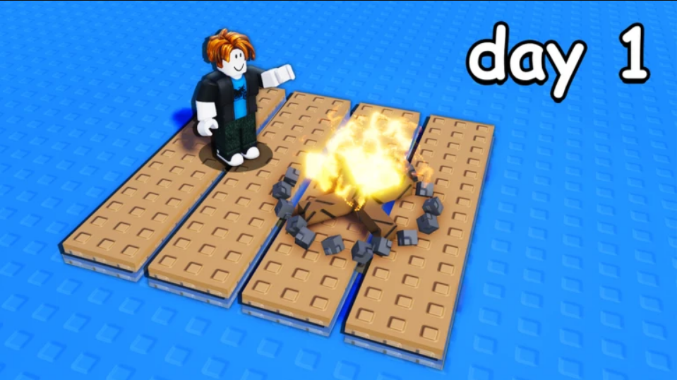 Survive on a Raft roblox game