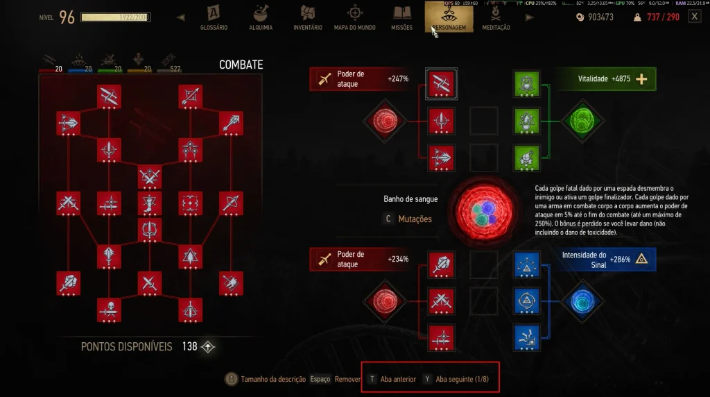 Tab List More Slots