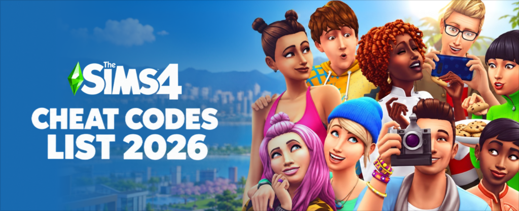 The Sims 4 Cheat Codes List 2026 cover