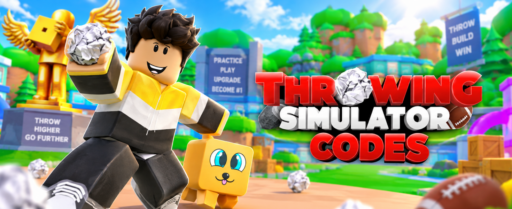 Throwing Simulator codes banner