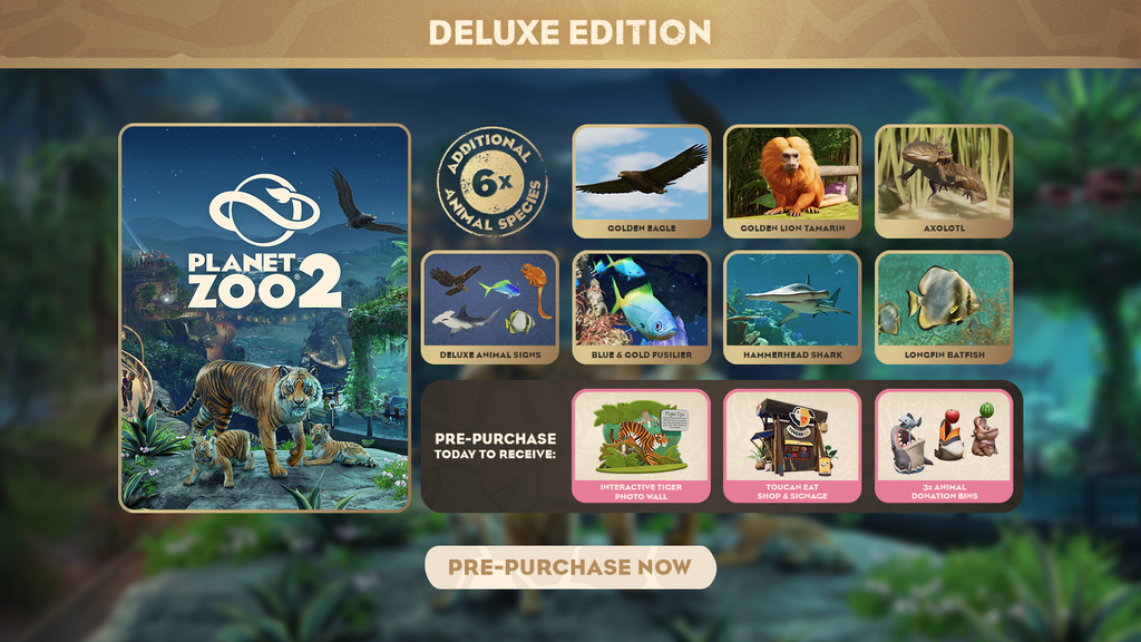 Planet Zoo 2 editions 