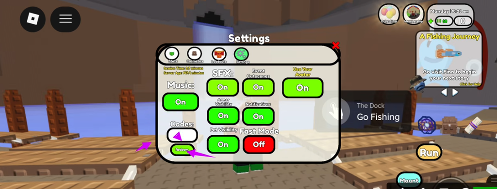 The Cul De Sac Codes